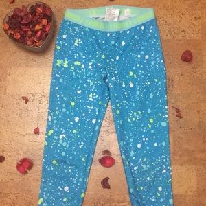 Under Armour Girls Blue Capri Legging